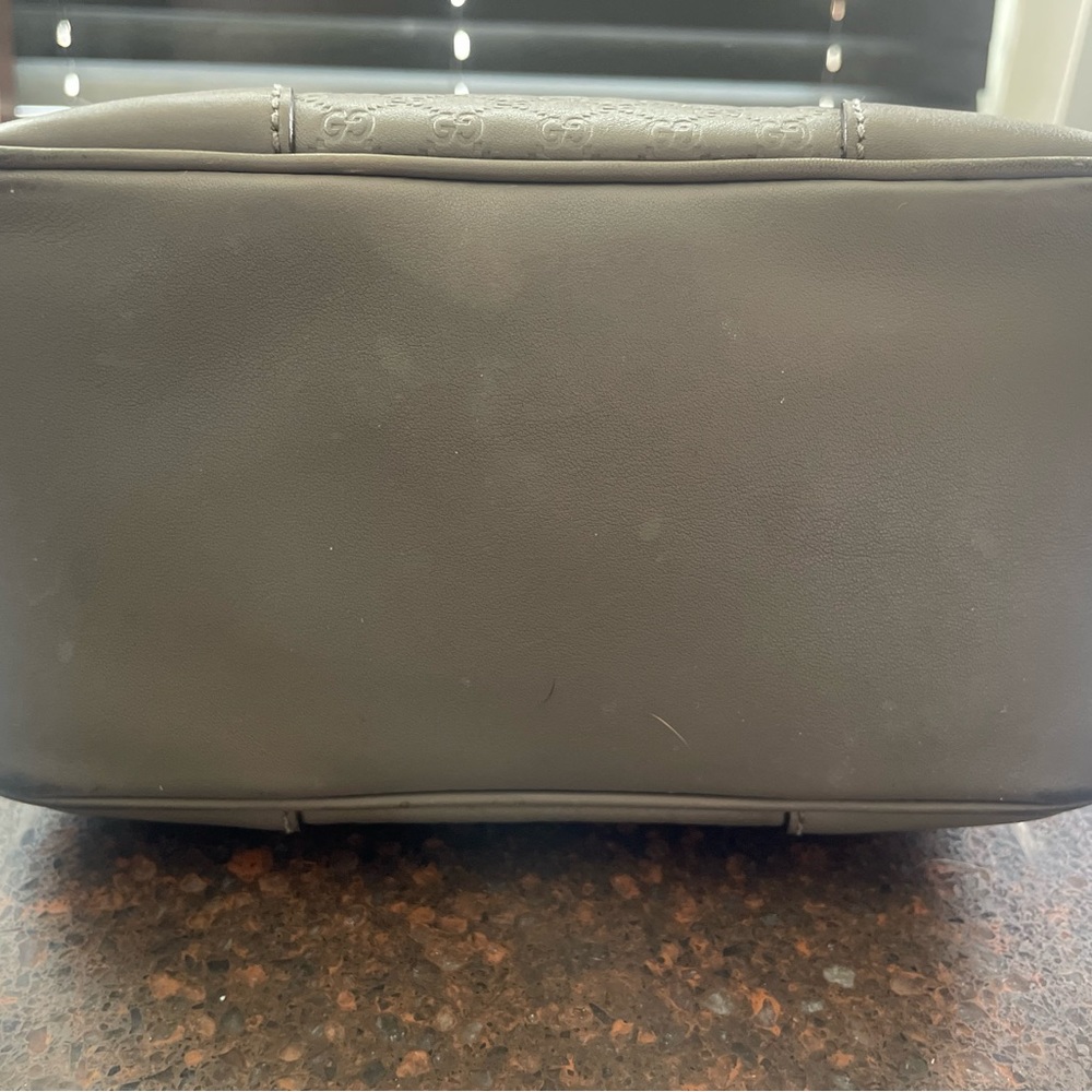 Gucci Gray Microguccissima Bag with Crossbody Strap - Picture 16 of 16